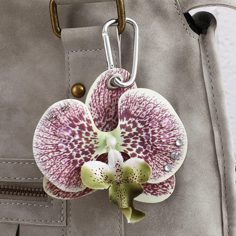 Butterfly Orchid Keychain Handmade Bag Pendant Backpack Accessories Computer Bag Pendant Accessories Simulated Flower
Butterfly Orchid Keychain Handmade Bag Pendant Backpack Accessories Computer Bag Pendant Accessories Simulated Flower