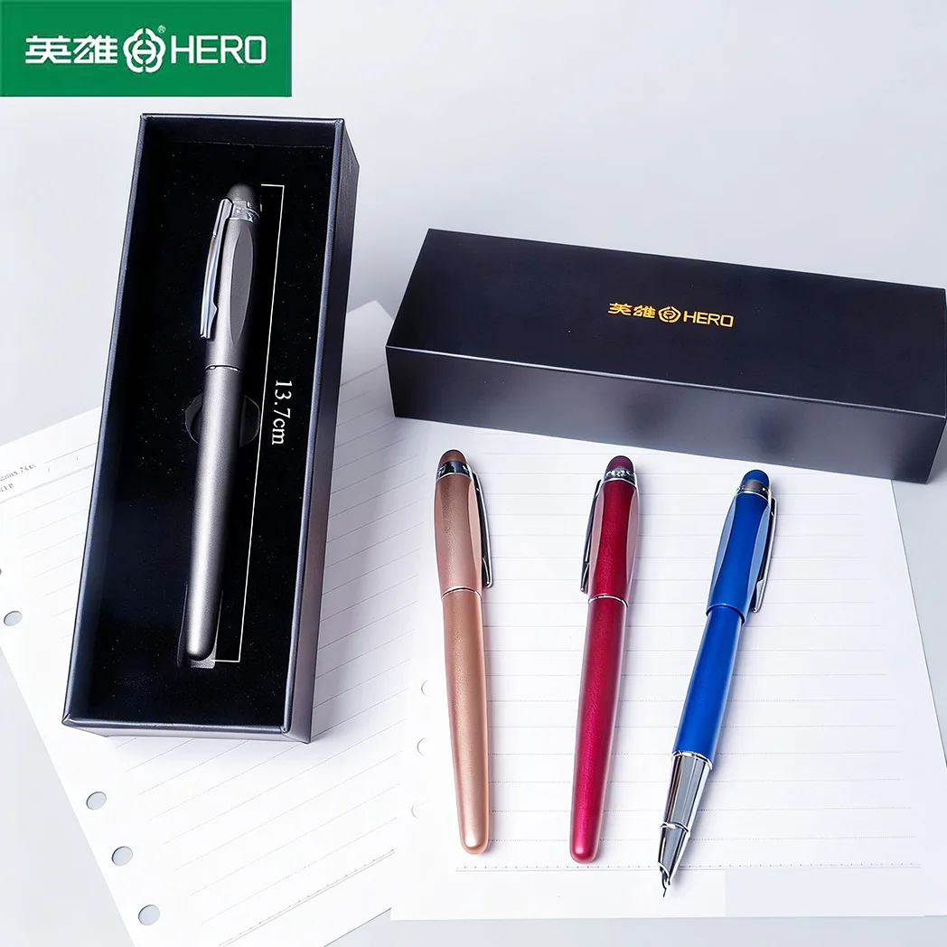 Professional HERO 2026 8202 Fountain Pen Luxury Blue Planet Design Fine Nib Signature Pen Office Writing Stationery Gift for Bir
Professional HERO 2026 8202 Fountain Pen Luxury Blue Planet Design Fine Nib Signature Pen Office Writing Stationery Gift for Bir