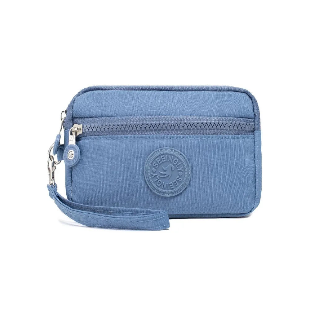 New Zipper Women Handbag Waterproof Large Capacity Storage Bag Solid Color Double Layers Coin Purse
New Zipper Women Handbag Waterproof Large Capacity Storage Bag Solid Color Double Layers Coin Purse