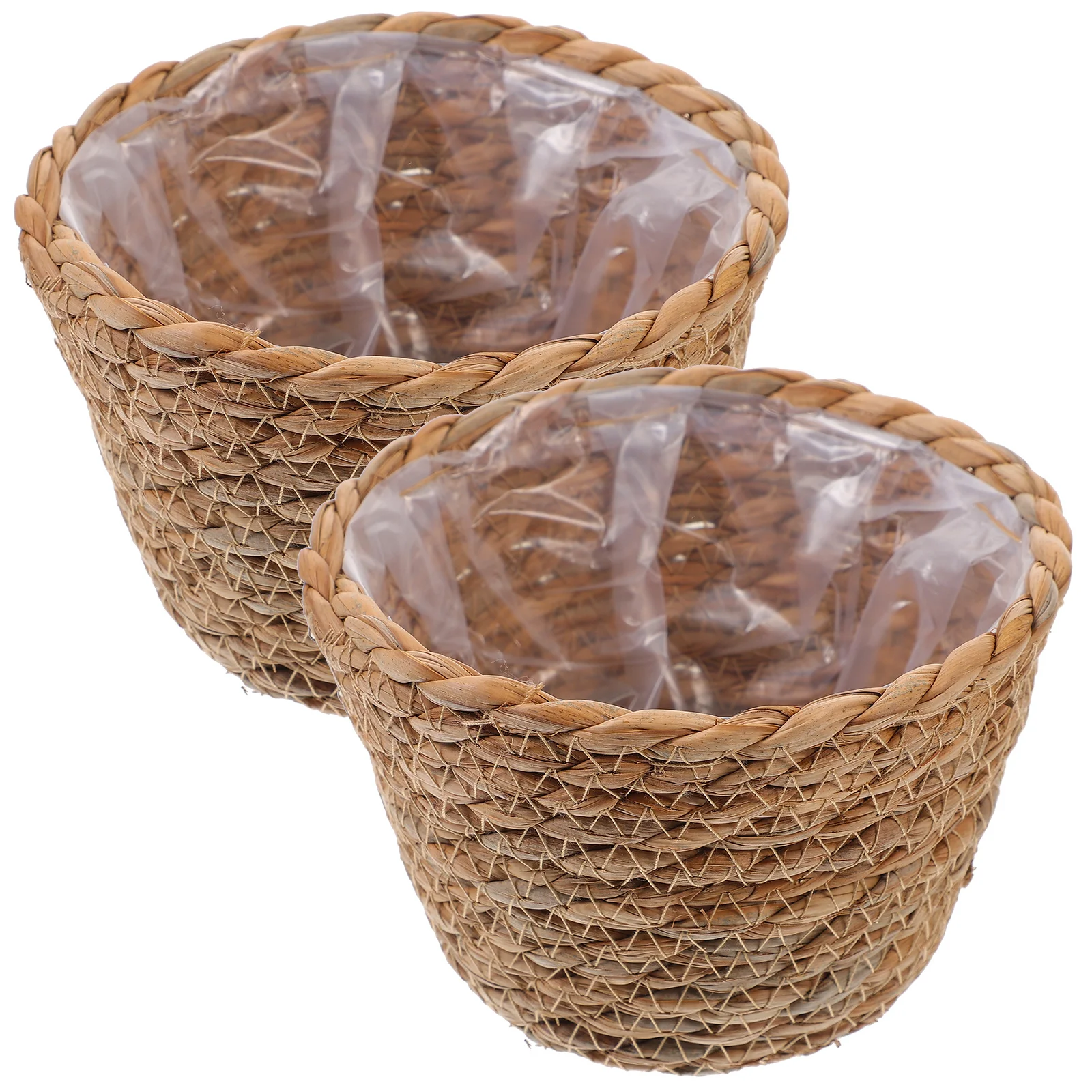 2Pcs Straw Woven Flower Basket Compact Storage Basket Hand Crafted Plant Pot Container Rustic Design for Indoor Outdoor
2Pcs Straw Woven Flower Basket Compact Storage Basket Hand Crafted Plant Pot Container Rustic Design for Indoor Outdoor