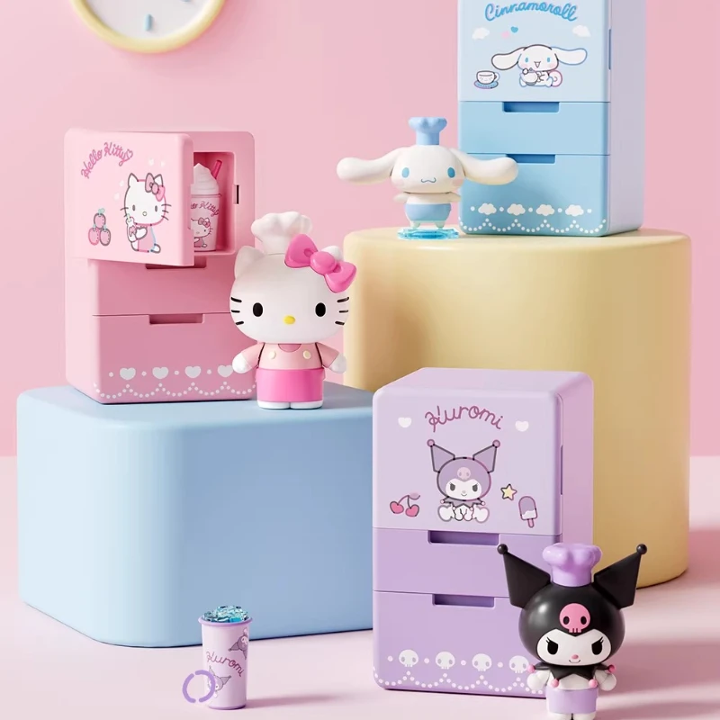 Sanrio Hello Kitty Kuromi Happy Refrigerator Cute Kawaii Creative Holiday Mini Simulation of Small Toys Birthday Gifts Girl Set
Sanrio Hello Kitty Kuromi Happy Refrigerator Cute Kawaii Creative Holiday Mini Simulation of Small Toys Birthday Gifts Girl Set