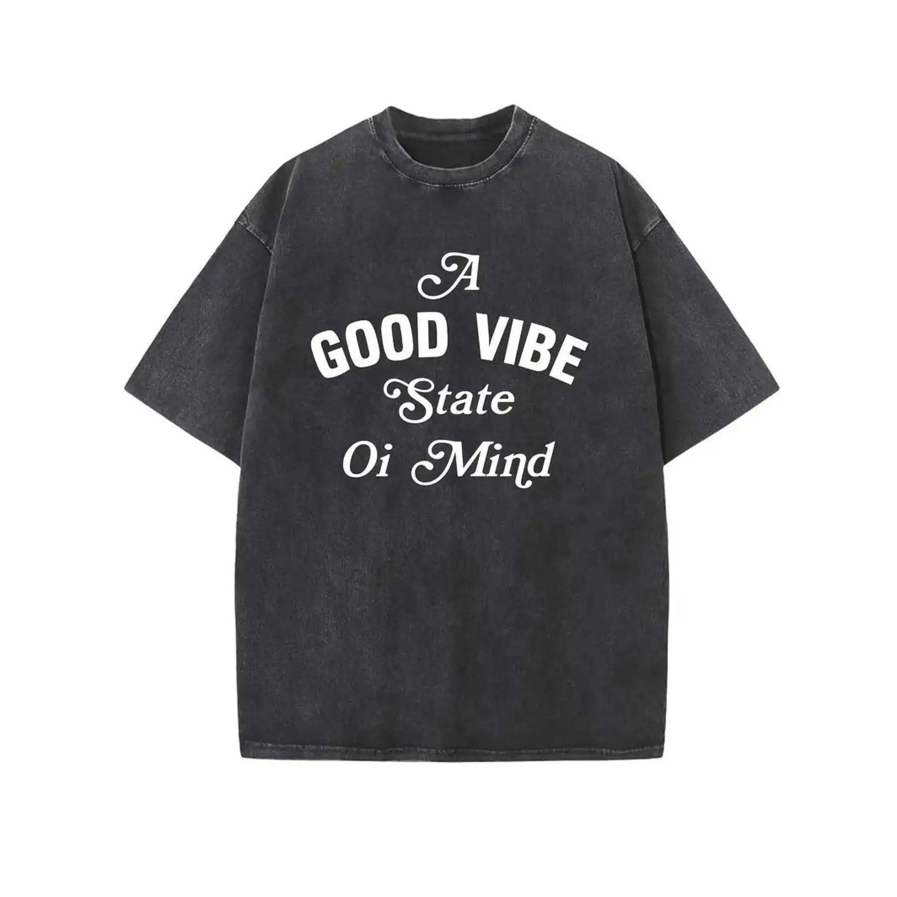 "Good Vibes State of Mind" T-Shirt Unisex Washed Retro Graphic Tee Motivational Positive Sarcastic Humor Cotton Top Gift
"Good Vibes State of Mind" T-Shirt Unisex Washed Retro Graphic Tee Motivational Positive Sarcastic Humor Cotton Top Gift