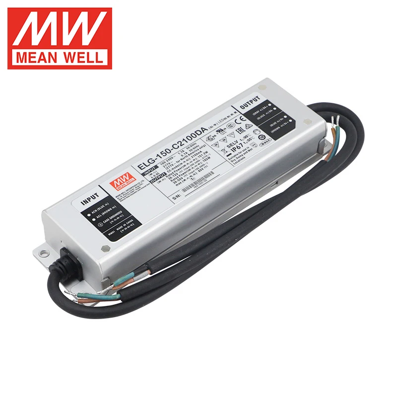 Meanwell ELG 150W 24V 3Y Led Driver IP67 Adjustable Power Supply Constant Voltage Constant Current SMPS for LED Strip Lighting
Meanwell ELG 150W 24V 3Y Led Driver IP67 Adjustable Power Supply Constant Voltage Constant Current SMPS for LED Strip Lighting