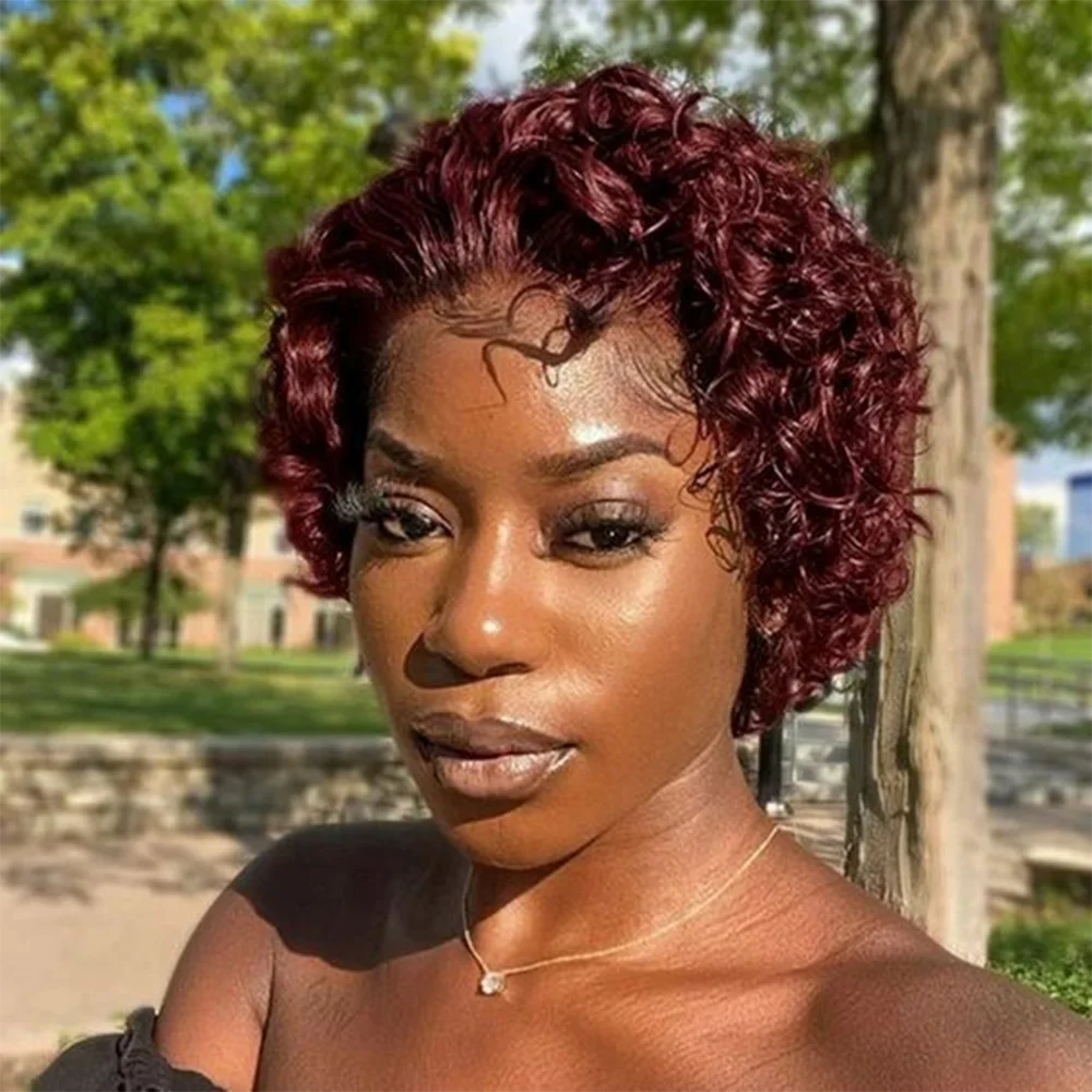 99J Short Pixie Cut Curly Wig Human Hair Wigs For Black Women No Lace Curly Wavy Human Hair Bob Wigs Full Machine Made Wigs 180D
99J Short Pixie Cut Curly Wig Human Hair Wigs For Black Women No Lace Curly Wavy Human Hair Bob Wigs Full Machine Made Wigs 180D
