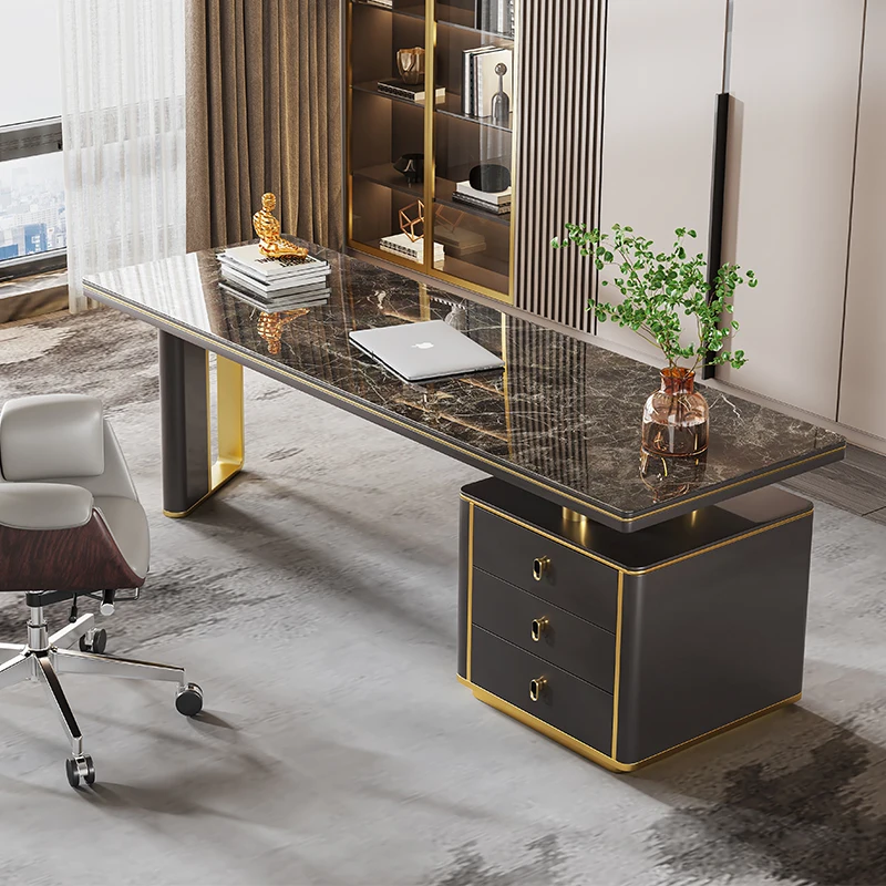 Shelf Modern Desktop Executive Desk Luxury Designer Manager Chair Office Desks Storage Drawers Mesa Para Computador Home Office
Shelf Modern Desktop Executive Desk Luxury Designer Manager Chair Office Desks Storage Drawers Mesa Para Computador Home Office