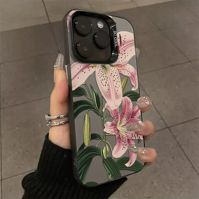 Pink tulip design phone case for iPhone 16 15 14 13 12 11 Pro/ Max/Plus shock-proof rear cover anti-fingerprint
Pink tulip design phone case for iPhone 16 15 14 13 12 11 Pro/ Max/Plus shock-proof rear cover anti-fingerprint