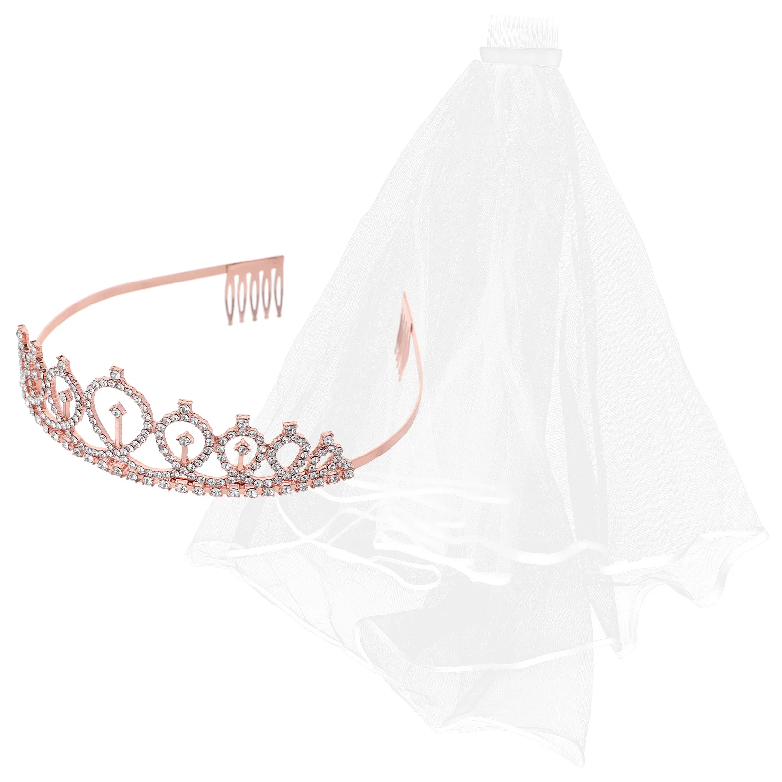 2 Pcs Women Veil Crown Headband The Bridal Headwear Shoulder Strap Wide Headbands for Wedding Bride
2 Pcs Women Veil Crown Headband The Bridal Headwear Shoulder Strap Wide Headbands for Wedding Bride