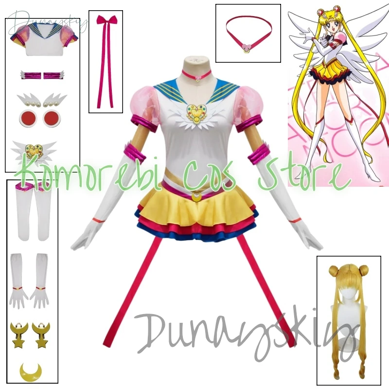 Anime JK Sailor Cosplay Costume Wig Tsukino Usagi Uniform Dress Outfits Cosplay Yellow Wig Halloween Carnivl Party Women
Anime JK Sailor Cosplay Costume Wig Tsukino Usagi Uniform Dress Outfits Cosplay Yellow Wig Halloween Carnivl Party Women