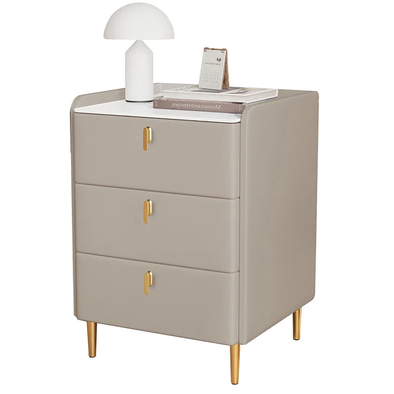 Rock slab bedside high cabinet modern simple light luxury high-end leather locker multi-layer bedroom bedside storage cabinet
Rock slab bedside high cabinet modern simple light luxury high-end leather locker multi-layer bedroom bedside storage cabinet