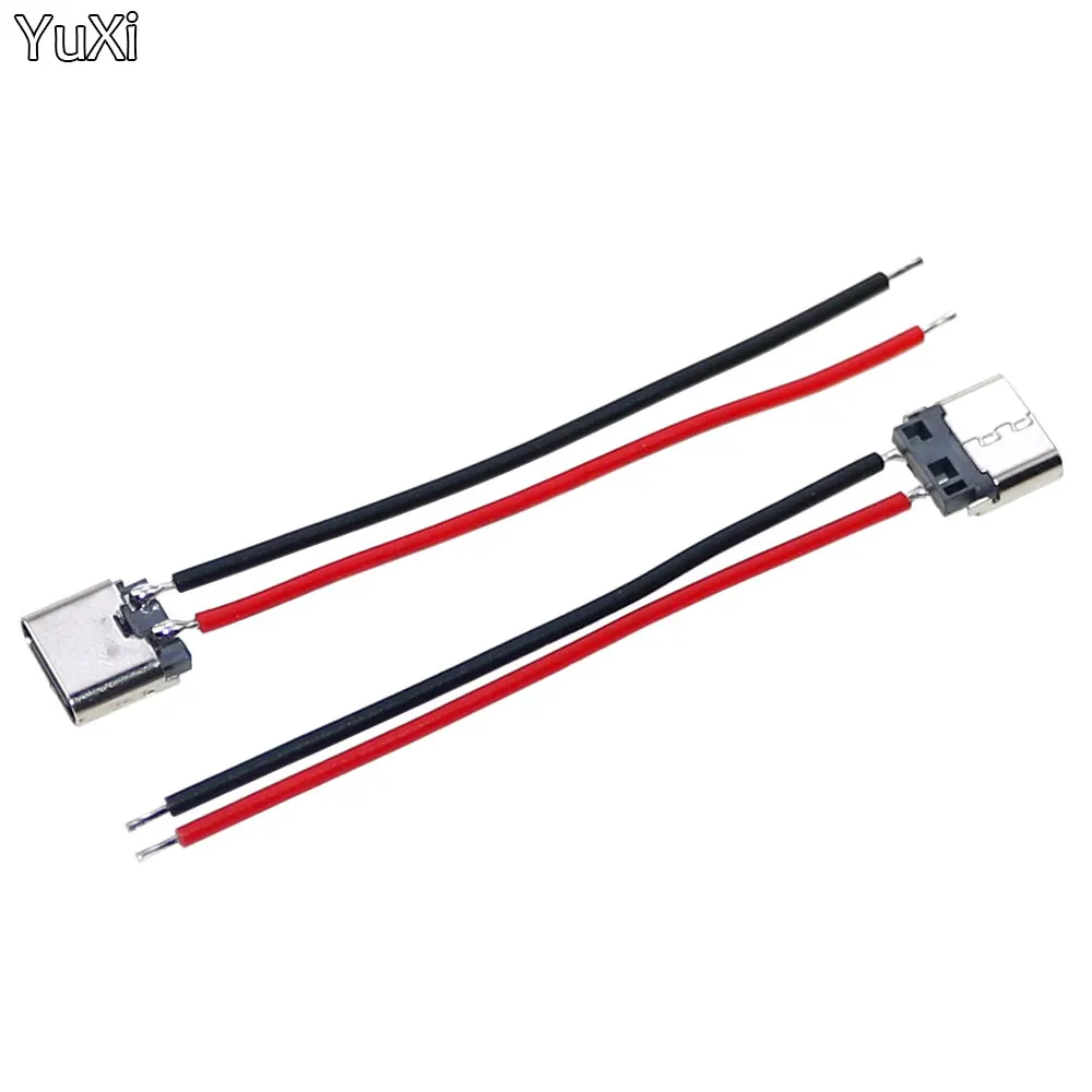 YUXI Type-C 2pin Soldered Female With wire Type-c Female 3A High Current Socket Power Charging
YUXI Type-C 2pin Soldered Female With wire Type-c Female 3A High Current Socket Power Charging