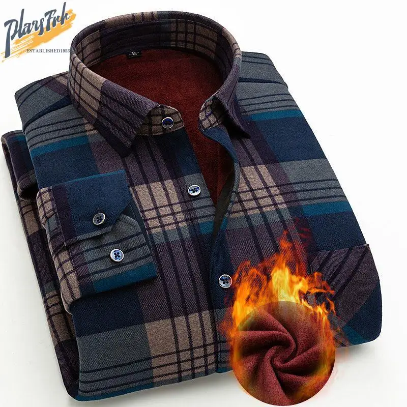 High-End Fce-Lined Thiened Autumn Winter New Sle Warm Casual Long Sve irt Men's Base Layer irt Middle-Aged And ...
High-End Fce-Lined Thiened Autumn Winter New Sle Warm Casual Long Sve irt Men's Base Layer irt Middle-Aged And ...
