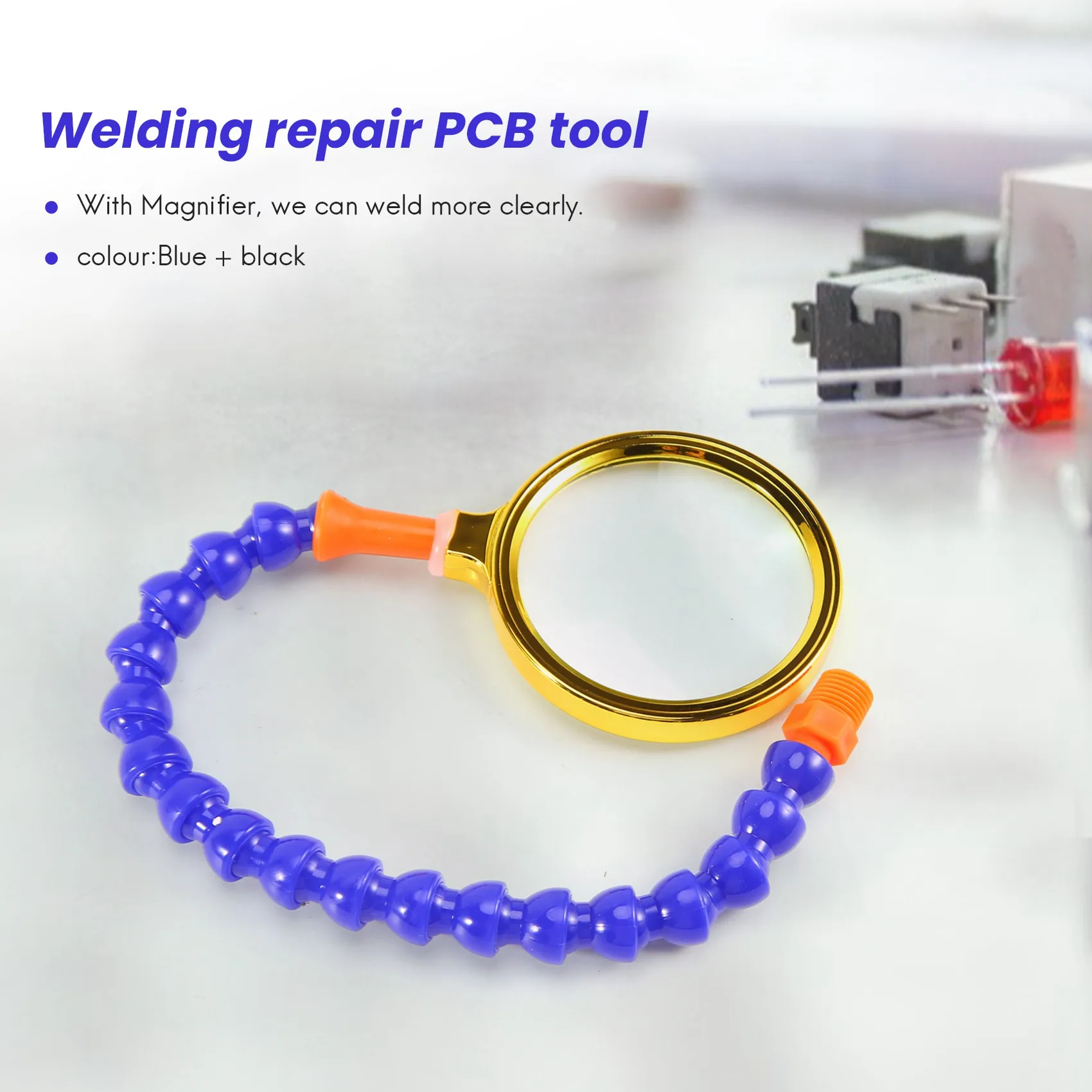 A84X-Bench Vise Table Clamp Soldering Station With 5Pc Flexible Arms Soldering Iron Holder Pcb Welding Repair Third Hand Tool
A84X-Bench Vise Table Clamp Soldering Station With 5Pc Flexible Arms Soldering Iron Holder Pcb Welding Repair Third Hand Tool