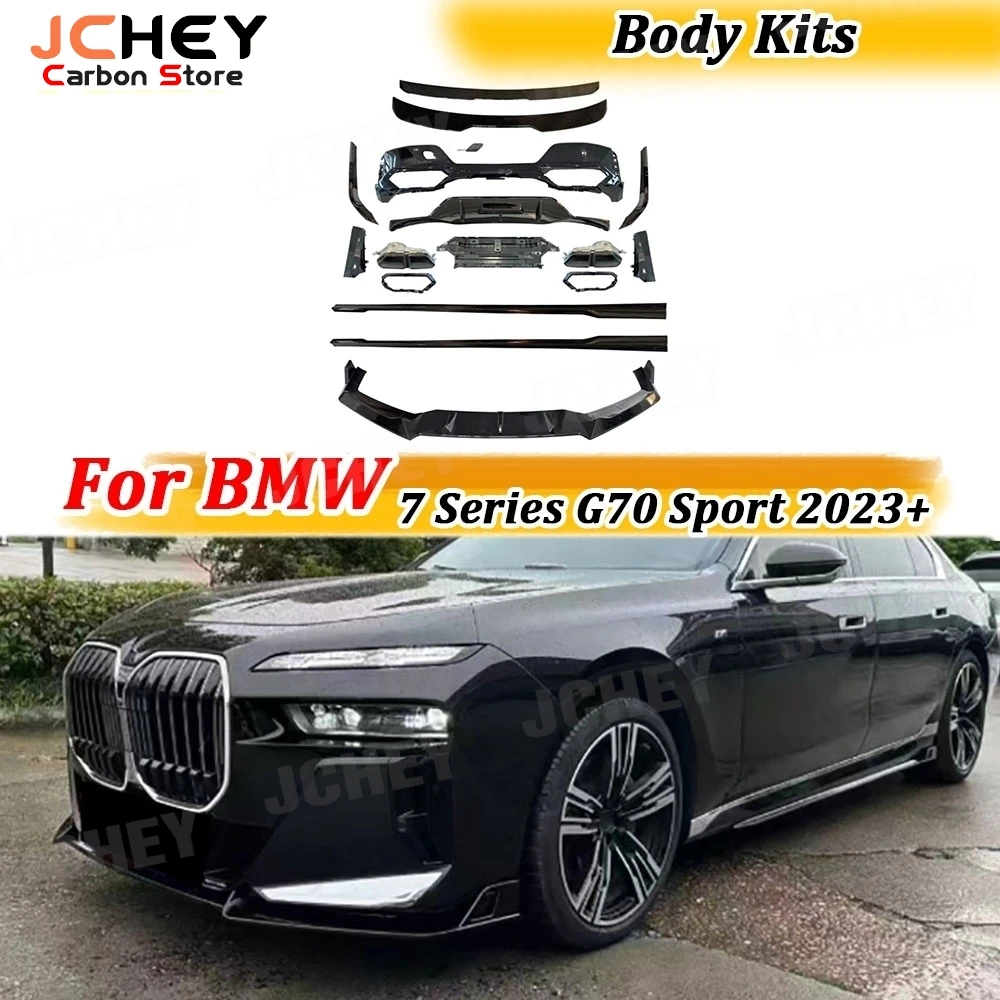 JCHEY ABS Body Kits Three section Front Lip Rear Lip Top Wing Tail Wing Side Skirt Black Throat for BMW 7 Series G70 Sport 2023+
JCHEY ABS Body Kits Three section Front Lip Rear Lip Top Wing Tail Wing Side Skirt Black Throat for BMW 7 Series G70 Sport 2023+