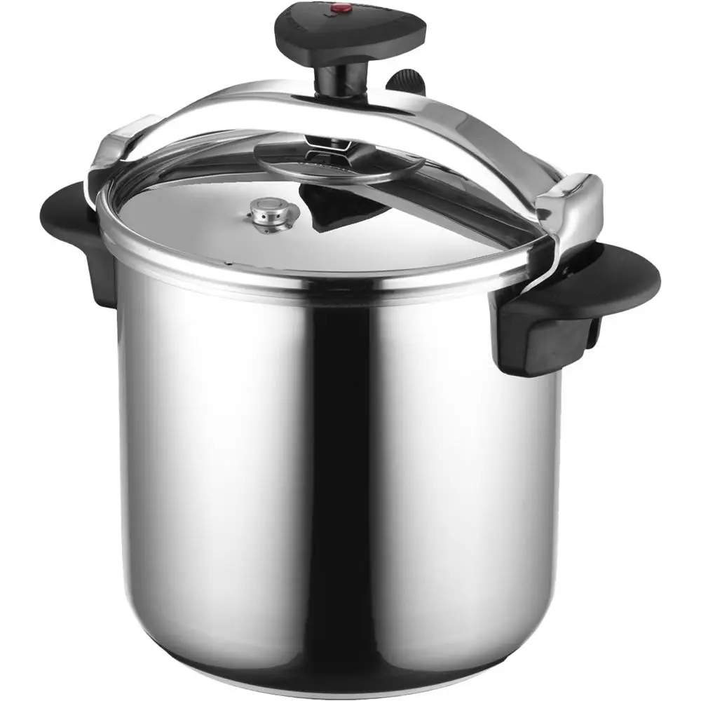 14L 18/10 Stainless Steel Multi-Cooker with 3 Safety Features for Induction and All Types of Cooktops
14L 18/10 Stainless Steel Multi-Cooker with 3 Safety Features for Induction and All Types of Cooktops