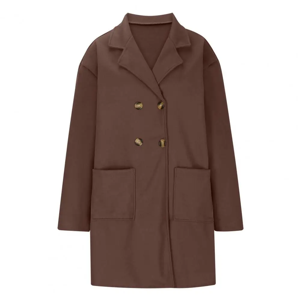 Women Woolen Jacket Stylish Korean Style Woolen Jacket for Women Thick Loose Fit Outerwear with Turn-down Collar Mid for Work
Women Woolen Jacket Stylish Korean Style Woolen Jacket for Women Thick Loose Fit Outerwear with Turn-down Collar Mid for Work