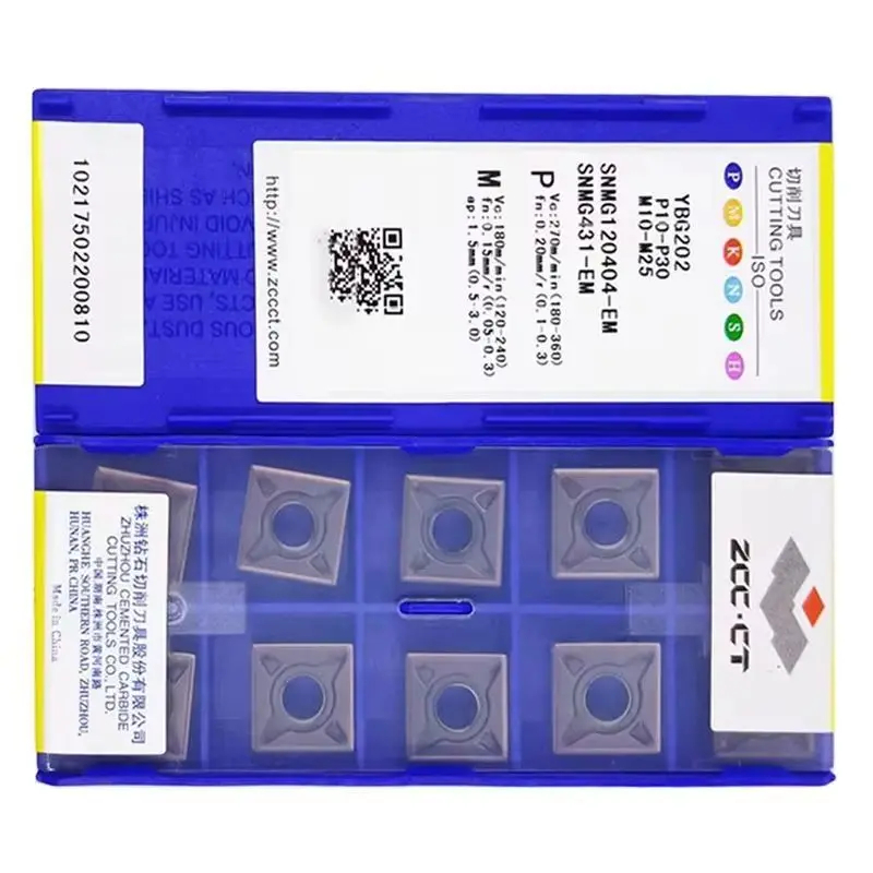 ZCCCT SNMG120404-EM SNMG120408-EM SNMG120412-EM YBM153 YBM253 YBG202 YBG205 carbide insert for turning Tools
ZCCCT SNMG120404-EM SNMG120408-EM SNMG120412-EM YBM153 YBM253 YBG202 YBG205 carbide insert for turning Tools