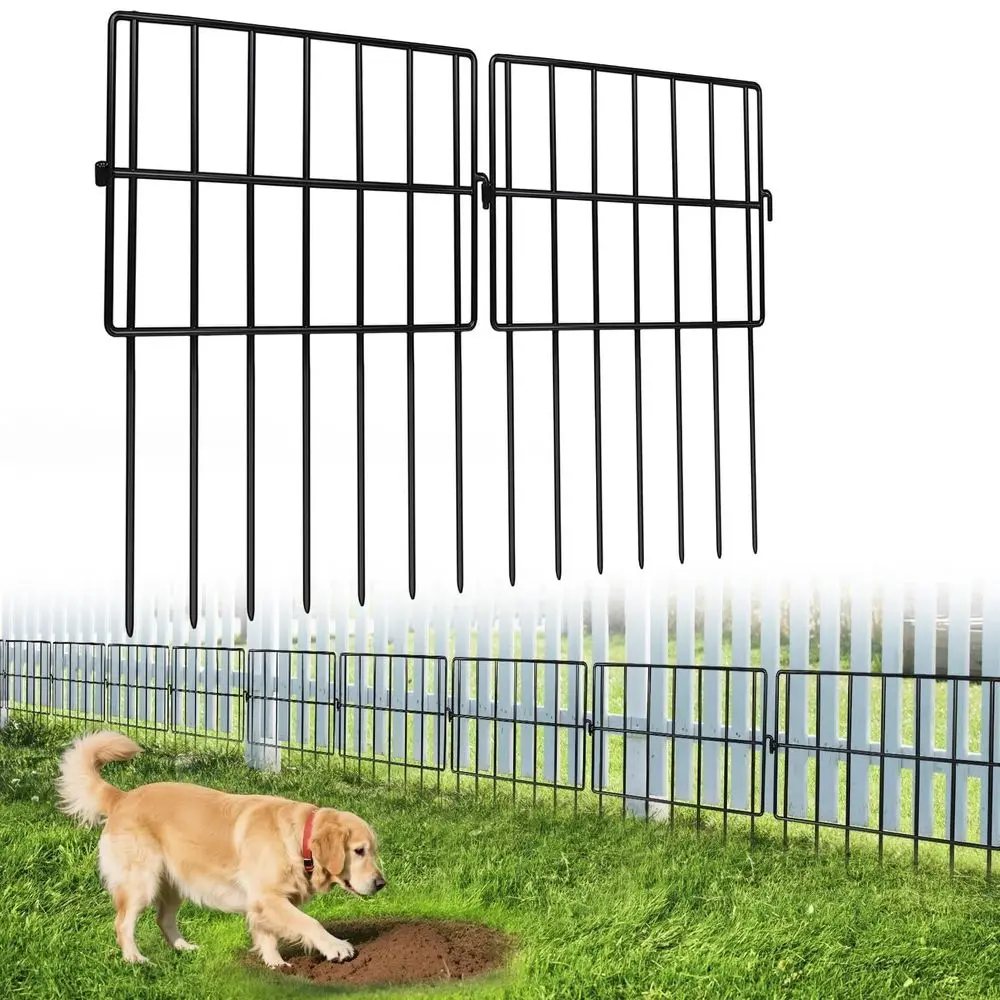 Pack Animal Barrier Fence, 37.92ftL x 17inH No Dig Fence for Dogs, 1.2in Gaps Anti Digging Fence for Dogs, Rustproof Metal Gard
Pack Animal Barrier Fence, 37.92ftL x 17inH No Dig Fence for Dogs, 1.2in Gaps Anti Digging Fence for Dogs, Rustproof Metal Gard