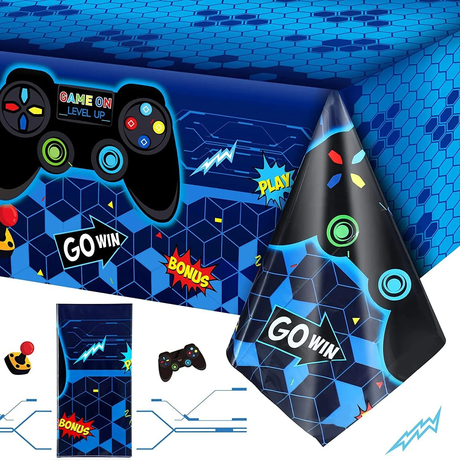 Скатерть для игрового стола, украшение для дня рождения в игровой тематике, пластиковая скатерть для вечеринок, товары для мальчиков, девочек, детей, геймеров
Скатерть для игрового стола, украшение для дня рождения в игровой тематике, пластиковая скатерть для вечеринок, товары для мальчиков, девочек, детей, геймеров