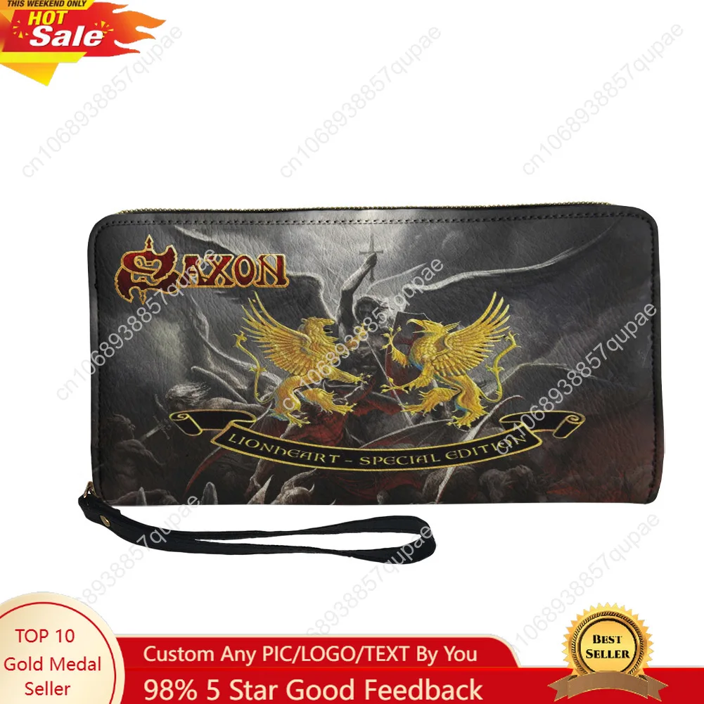 Saxon Heavy Metals Band Custom Wallet Purse Mens Womens Teenagers Zipper Long Wallets Double Print Portable Wallet Gift Bag
Saxon Heavy Metals Band Custom Wallet Purse Mens Womens Teenagers Zipper Long Wallets Double Print Portable Wallet Gift Bag