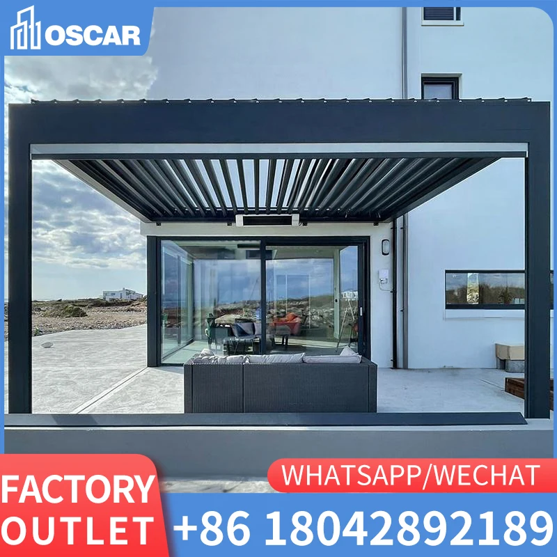 2022 Hot Sale Pergolas Bioclimatique Louvre Gazebo Metal Opening Roof Outdoor Pergola Electrical Pergola 3x4 Terrace Roofing
2022 Hot Sale Pergolas Bioclimatique Louvre Gazebo Metal Opening Roof Outdoor Pergola Electrical Pergola 3x4 Terrace Roofing