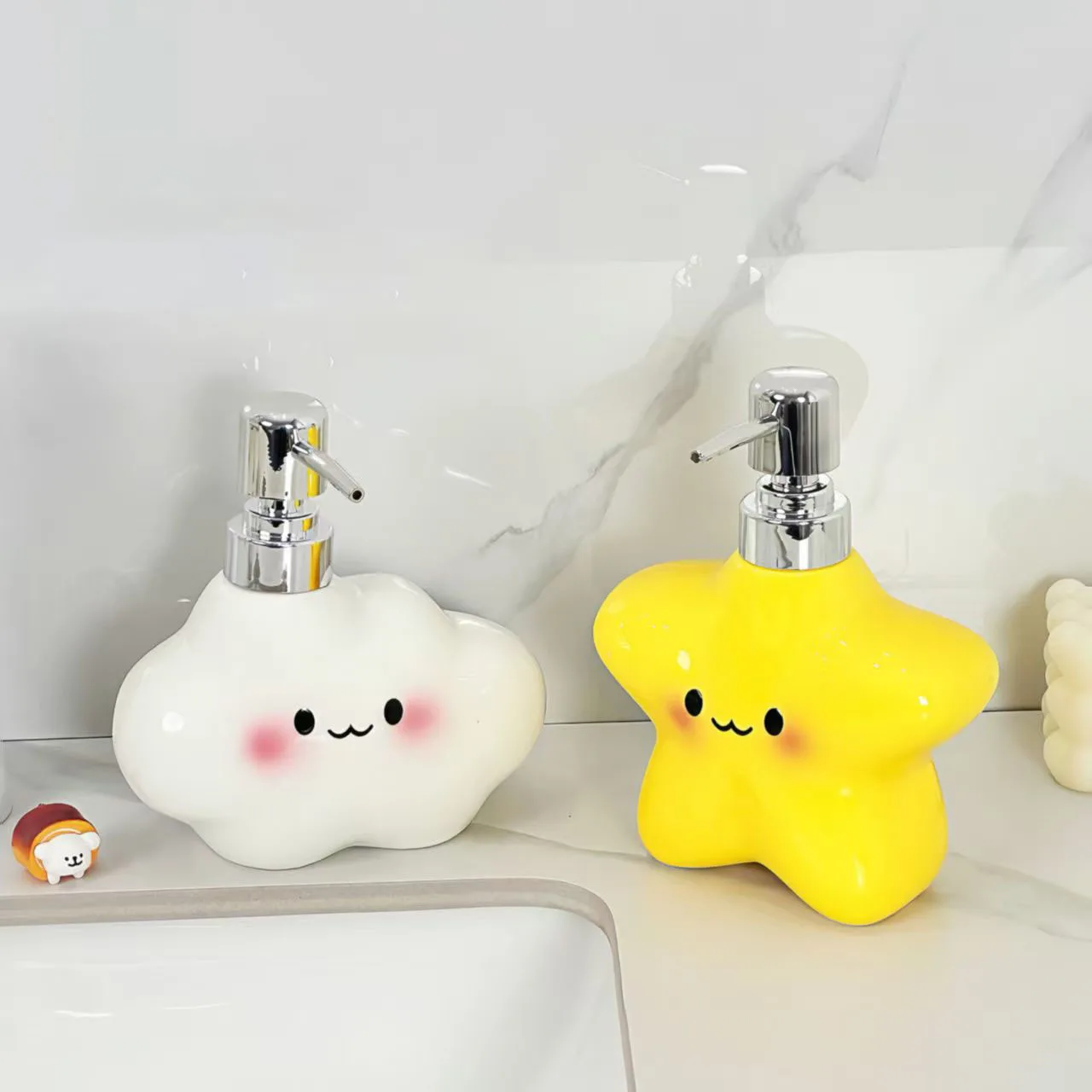 375ml Creative Star Ceramic lotion Bottle Toilet Shampoo Shower Gel Dispensing Bottle Bathroom Accessories shampoo dispenser
375ml Creative Star Ceramic lotion Bottle Toilet Shampoo Shower Gel Dispensing Bottle Bathroom Accessories shampoo dispenser