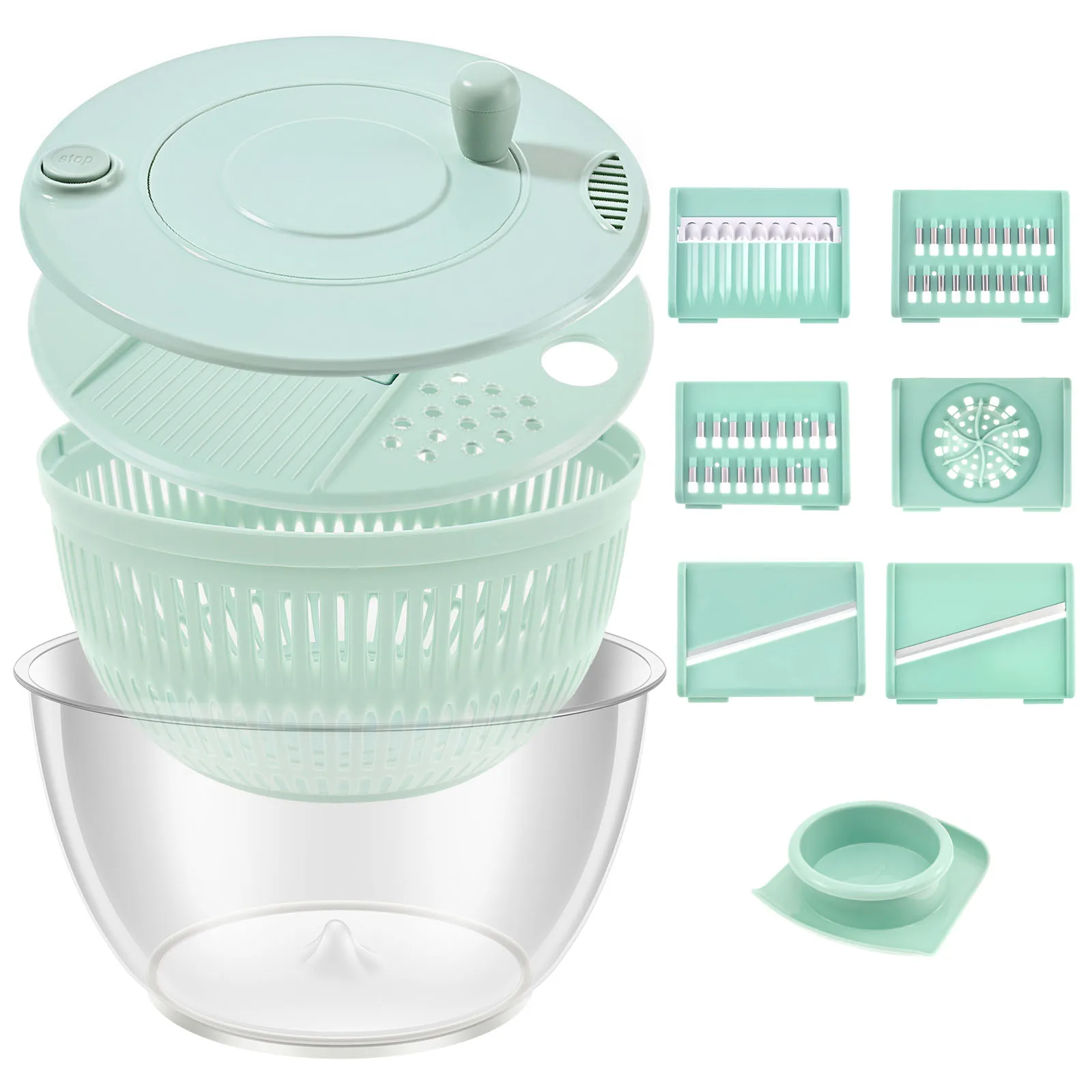 Vegetables Salad Spinner Lettuce Leaf Vegetable Dehydrator Multifunctional Vegetable Washer Bowl Salad Vegetable Dryer Mixer
Vegetables Salad Spinner Lettuce Leaf Vegetable Dehydrator Multifunctional Vegetable Washer Bowl Salad Vegetable Dryer Mixer