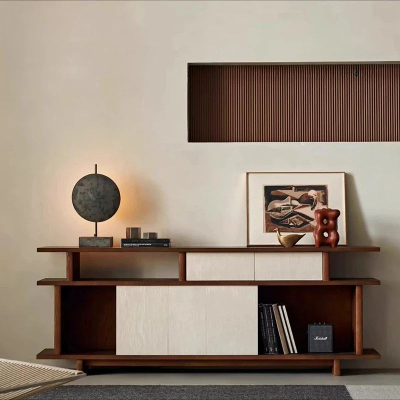 Empty Edge Cabinet Retro Solid Wood Living Room Storage Household Drawer Cabinet Sliding Door Dining Side Cabinet
Empty Edge Cabinet Retro Solid Wood Living Room Storage Household Drawer Cabinet Sliding Door Dining Side Cabinet