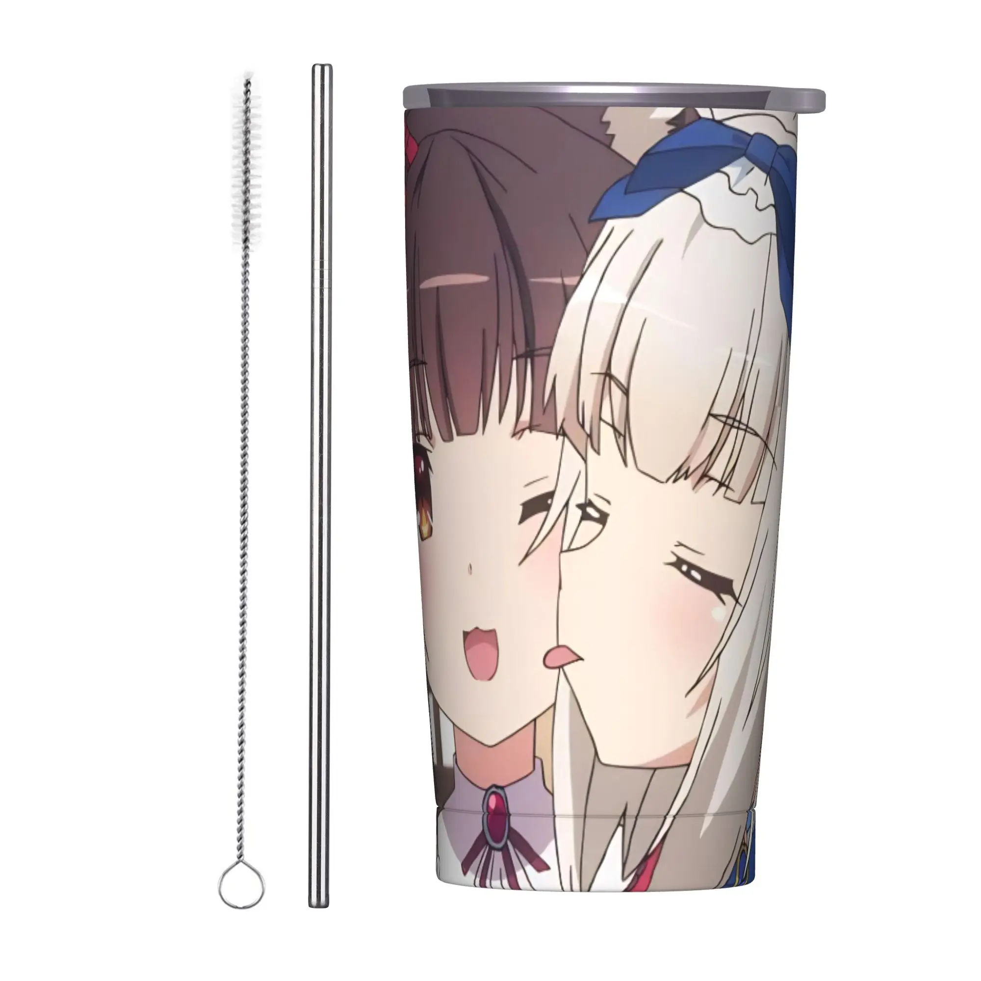 Термокружка Nekopara Sekai Connect с соломинкой, из нержавеющей стали, с двойными стенками, вакуумная изоляция для холодных и горячих напитков, 20 унций
Термокружка Nekopara Sekai Connect с соломинкой, из нержавеющей стали, с двойными стенками, вакуумная изоляция для холодных и горячих напитков, 20 унций