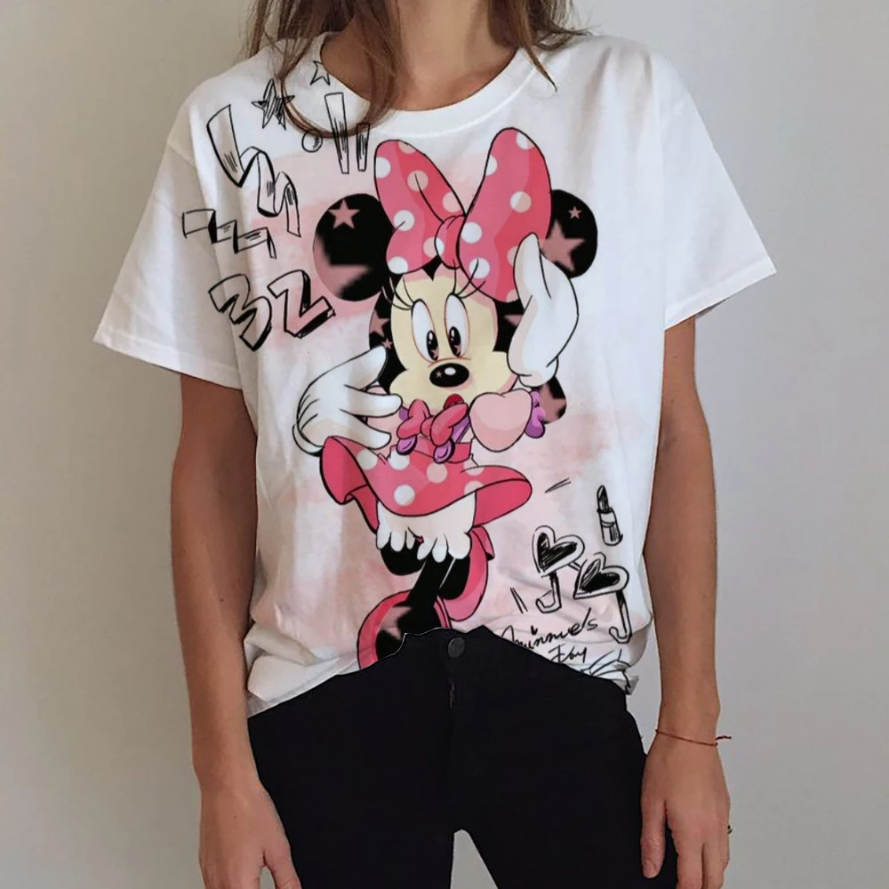 Disney Women Fashion New 90s Vintage Cartoon Mickey Minnie Summer Kawaii Top Female Ulzzang Oversized T-shirt
Disney Women Fashion New 90s Vintage Cartoon Mickey Minnie Summer Kawaii Top Female Ulzzang Oversized T-shirt
