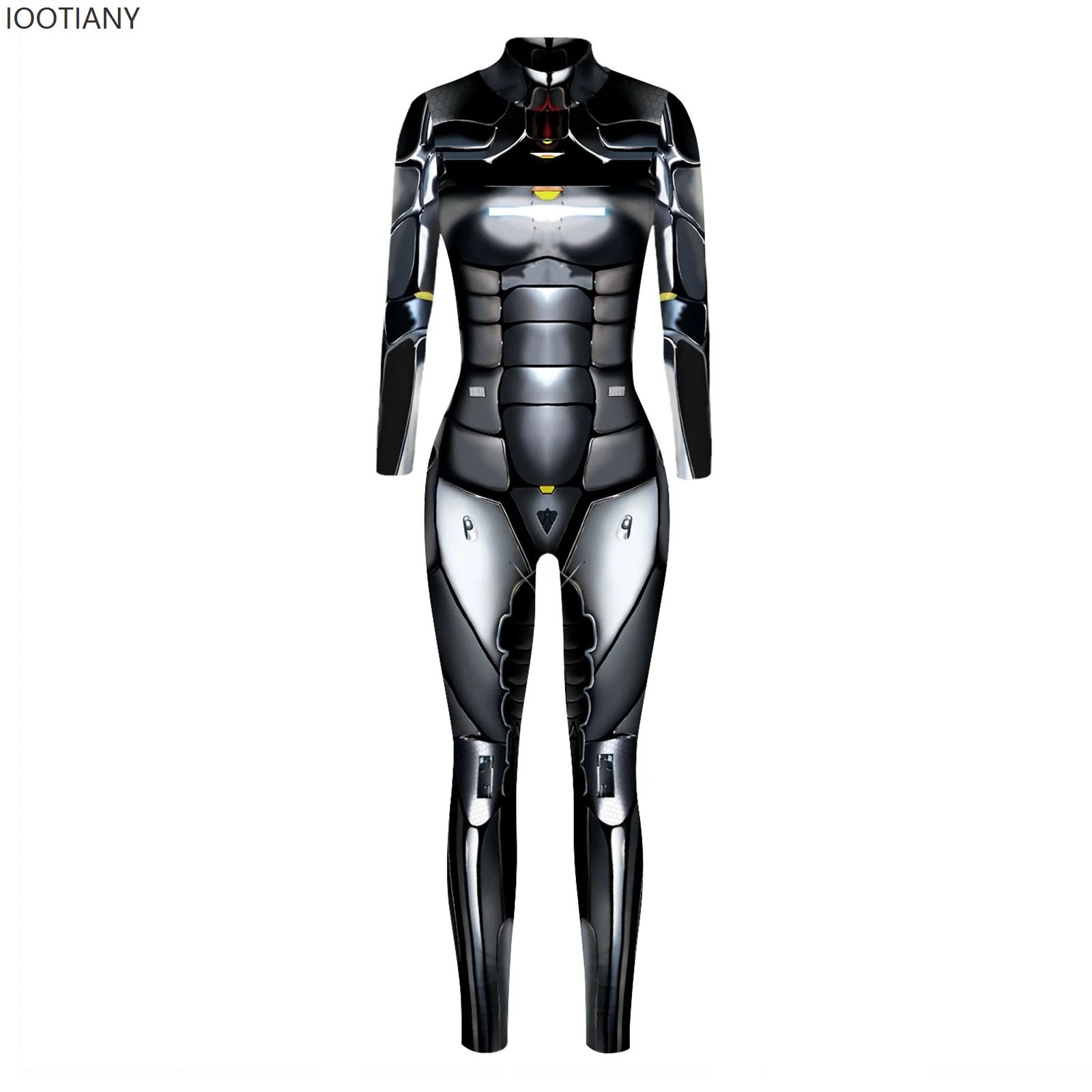IOOTIANY Women Skeleton Robot 3D Printing Bodysuit Zipper Back Halloween Costume Full Body Womens Bodys Suits Tops Dress
IOOTIANY Women Skeleton Robot 3D Printing Bodysuit Zipper Back Halloween Costume Full Body Womens Bodys Suits Tops Dress