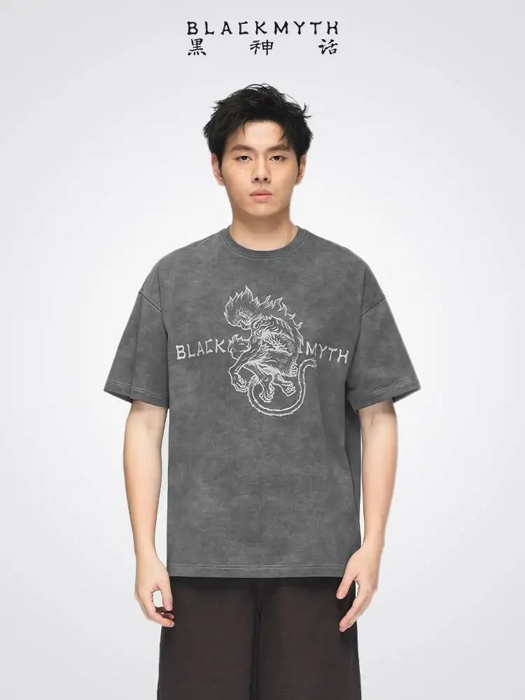 Black Myth Incubation Monkey Tie-Dye T-Shirt Short Sleeve Unisex Goku Print Casual Loose Crew Neck Cotton TOP
Black Myth Incubation Monkey Tie-Dye T-Shirt Short Sleeve Unisex Goku Print Casual Loose Crew Neck Cotton TOP