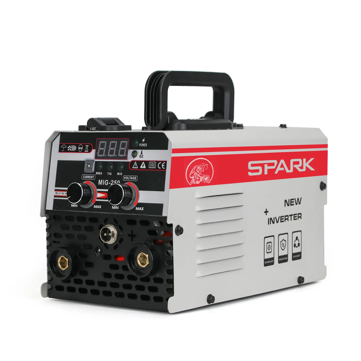 For 220-240V airless secondary welding argon arc welding multi-function MIG/MMA-250 electric welding machine
For 220-240V airless secondary welding argon arc welding multi-function MIG/MMA-250 electric welding machine