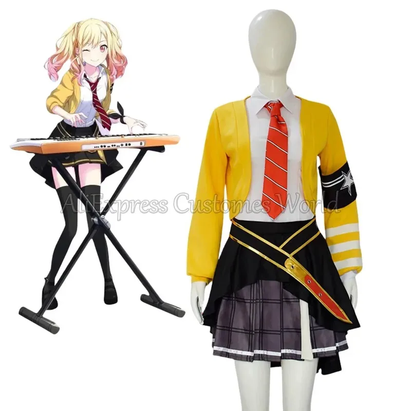 Аниме проект Sekai красочный сценический костюм Tenma Saki для косплея игровой костюм наряды на Хэллоуин, карнавал, женская ролевая форма 
Аниме проект Sekai красочный сценический костюм Tenma Saki для косплея игровой костюм наряды на Хэллоуин, карнавал, женская ролевая форма