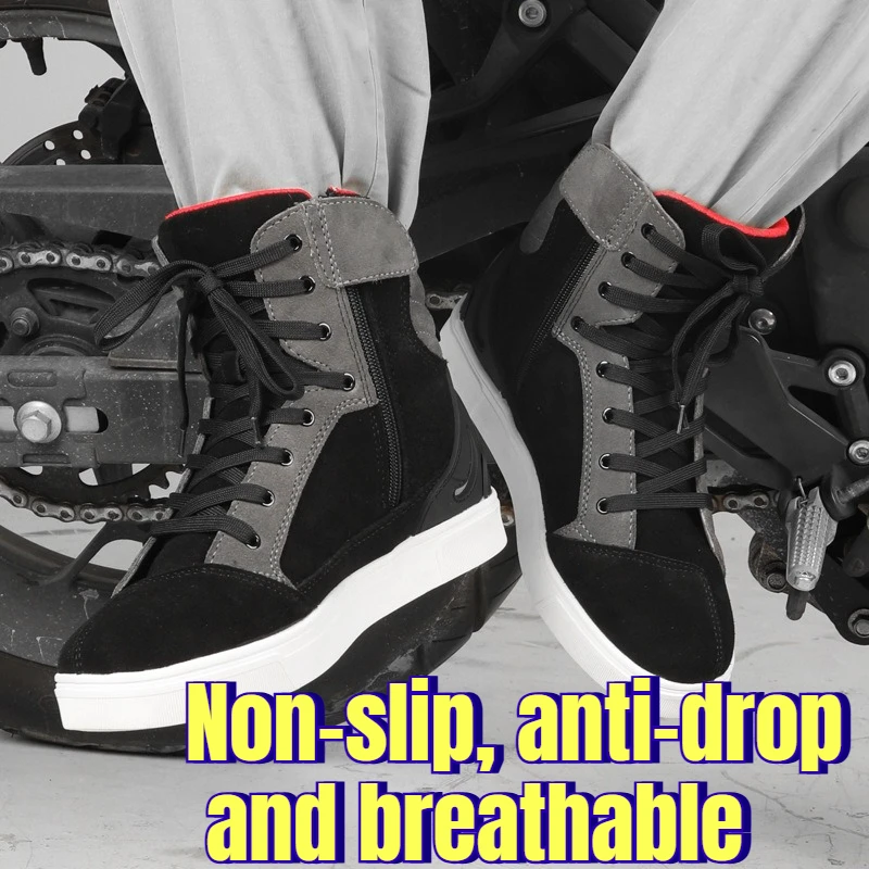 Motorcycle outdoor riding shoes summer non-slip non-drop and breathable locomotive shoes warm pull off competitive racing shoes
Motorcycle outdoor riding shoes summer non-slip non-drop and breathable locomotive shoes warm pull off competitive racing shoes