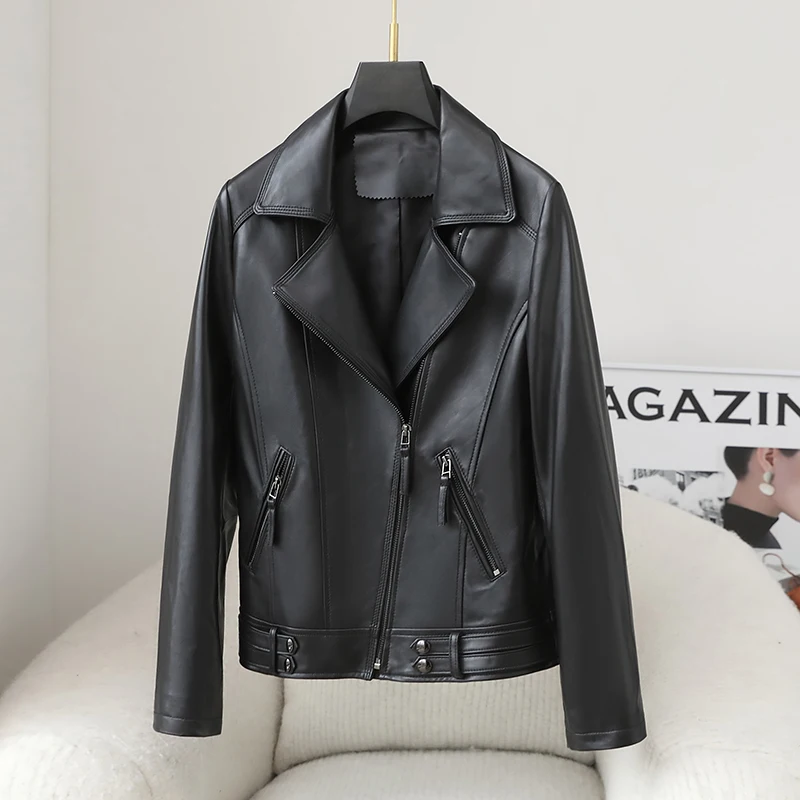 2023 New Women Genuine Sheep Leather Coat Lady Female Real Sheep Skin Jacket Spring/Autumn Coats Trench Clothes JT3141
2023 New Women Genuine Sheep Leather Coat Lady Female Real Sheep Skin Jacket Spring/Autumn Coats Trench Clothes JT3141