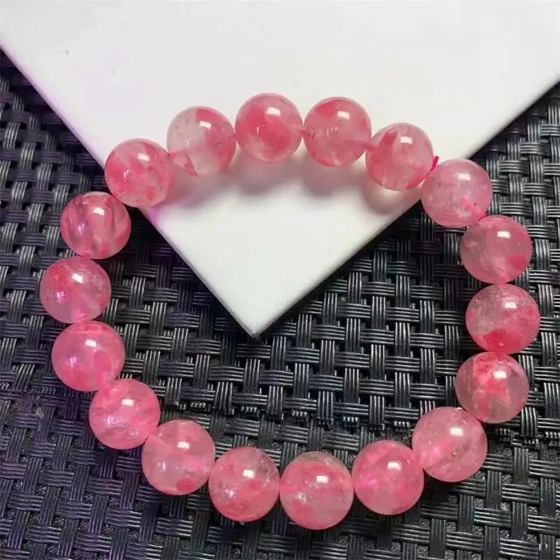 8/11MM Natural Clear Rhodonite Bracelet Gemstone Round Bead Crystal Healing Gem Women Men Fine Jewelry Gift 1PCS
8/11MM Natural Clear Rhodonite Bracelet Gemstone Round Bead Crystal Healing Gem Women Men Fine Jewelry Gift 1PCS