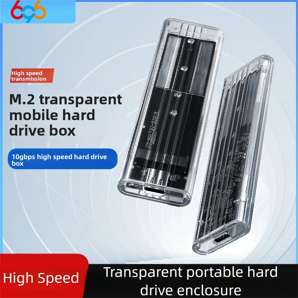M.2 NVME SATA SSD Enclosure USB3.1 Gen 1 10Gbps Type C Transparent External SSD Adapter For M2 2230/2242/2260/2280 SSD Tool Free
M.2 NVME SATA SSD Enclosure USB3.1 Gen 1 10Gbps Type C Transparent External SSD Adapter For M2 2230/2242/2260/2280 SSD Tool Free