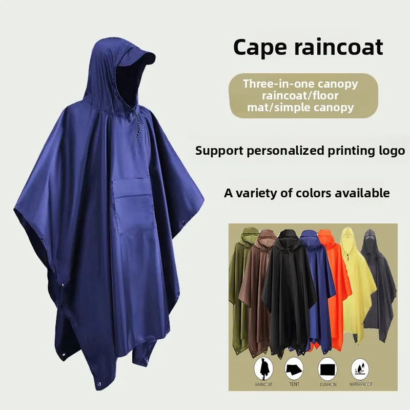 3-in-1 Portable Tent Cloak Raincoat Multifunctional Backpackable Hooded Poncho for Outdoor Hiking Adults
3-in-1 Portable Tent Cloak Raincoat Multifunctional Backpackable Hooded Poncho for Outdoor Hiking Adults