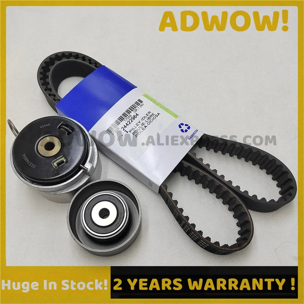 Engine Timing Belt Kit Tensioner OEM# 95516740 55574864 24422964 24436052 For Chevrolet Cruze Sonic Epica Buick Regal 93185849 
Engine Timing Belt Kit Tensioner OEM# 95516740 55574864 24422964 24436052 For Chevrolet Cruze Sonic Epica Buick Regal 93185849