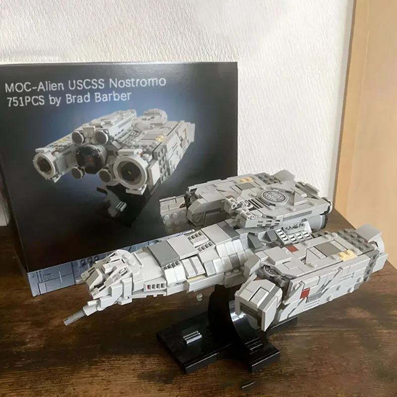751PCS MOC Icons Series Spaceship the USCSS Nostromo Building Blocks Set Alien‘s Starship DIY Assembly Bricks Model Toys Gifts
751PCS MOC Icons Series Spaceship the USCSS Nostromo Building Blocks Set Alien‘s Starship DIY Assembly Bricks Model Toys Gifts