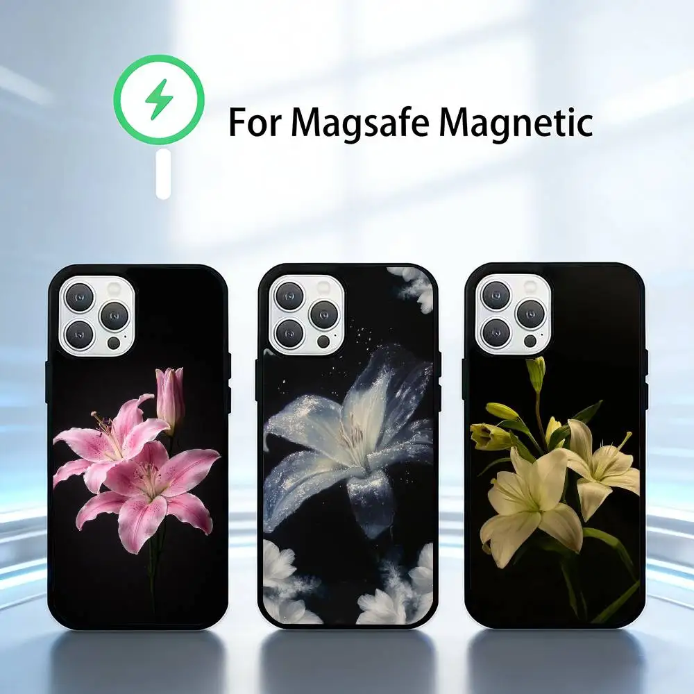 Beautiful Lily Flowers Phone Case For iPhone 17,16,15,14,13,Pro,Max,Plus,Magnetic For Magsafe Wireless Charging
Beautiful Lily Flowers Phone Case For iPhone 17,16,15,14,13,Pro,Max,Plus,Magnetic For Magsafe Wireless Charging