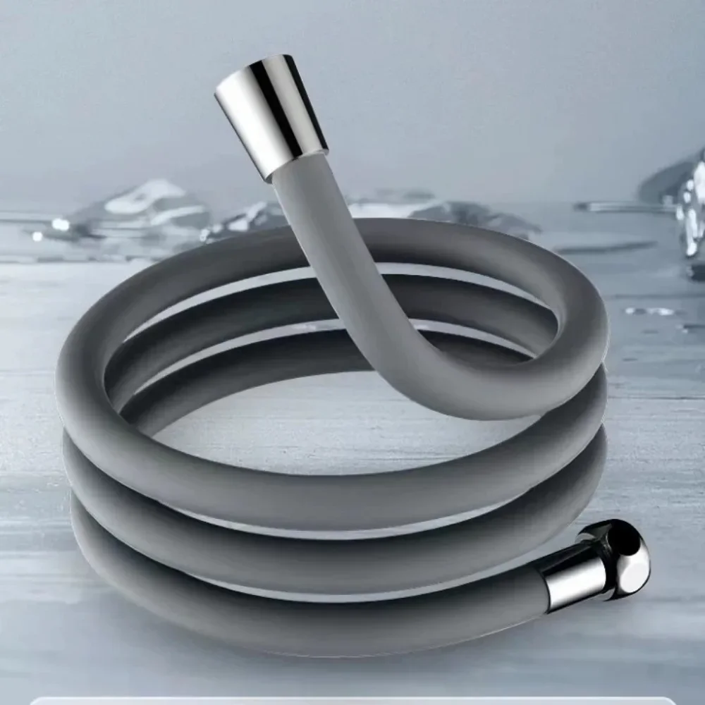 1.5/2M Flexible Silicone Shower Hose Anti Winding Extension Tube High Pressure Water Pipe For Showerhead Fixture Accessories
1.5/2M Flexible Silicone Shower Hose Anti Winding Extension Tube High Pressure Water Pipe For Showerhead Fixture Accessories
