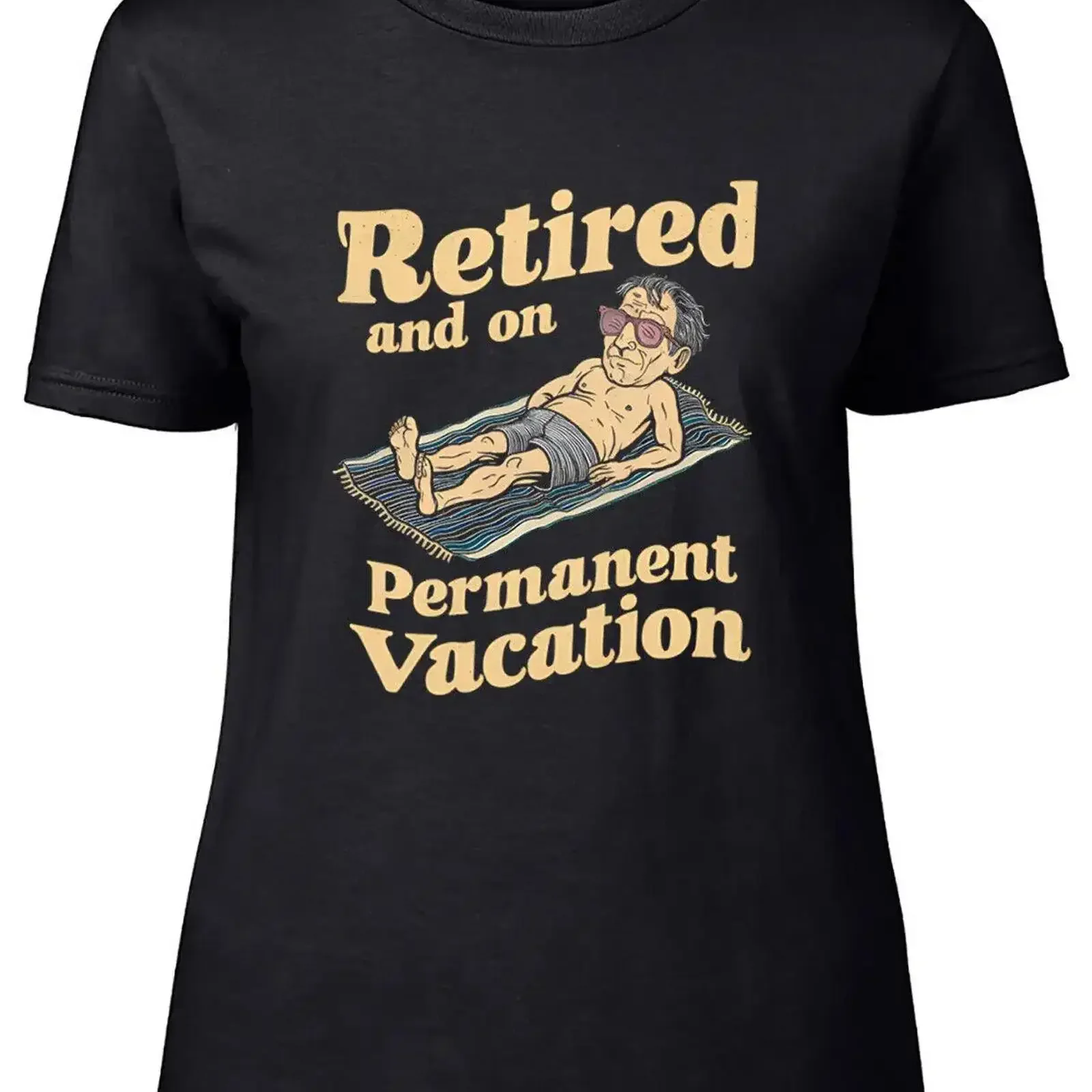 Funny Retired Womens T Shirt On Permenant Vacation Ladies vintage Washed Slightly Unisex homme fashion Casual Stylish
Funny Retired Womens T Shirt On Permenant Vacation Ladies vintage Washed Slightly Unisex homme fashion Casual Stylish