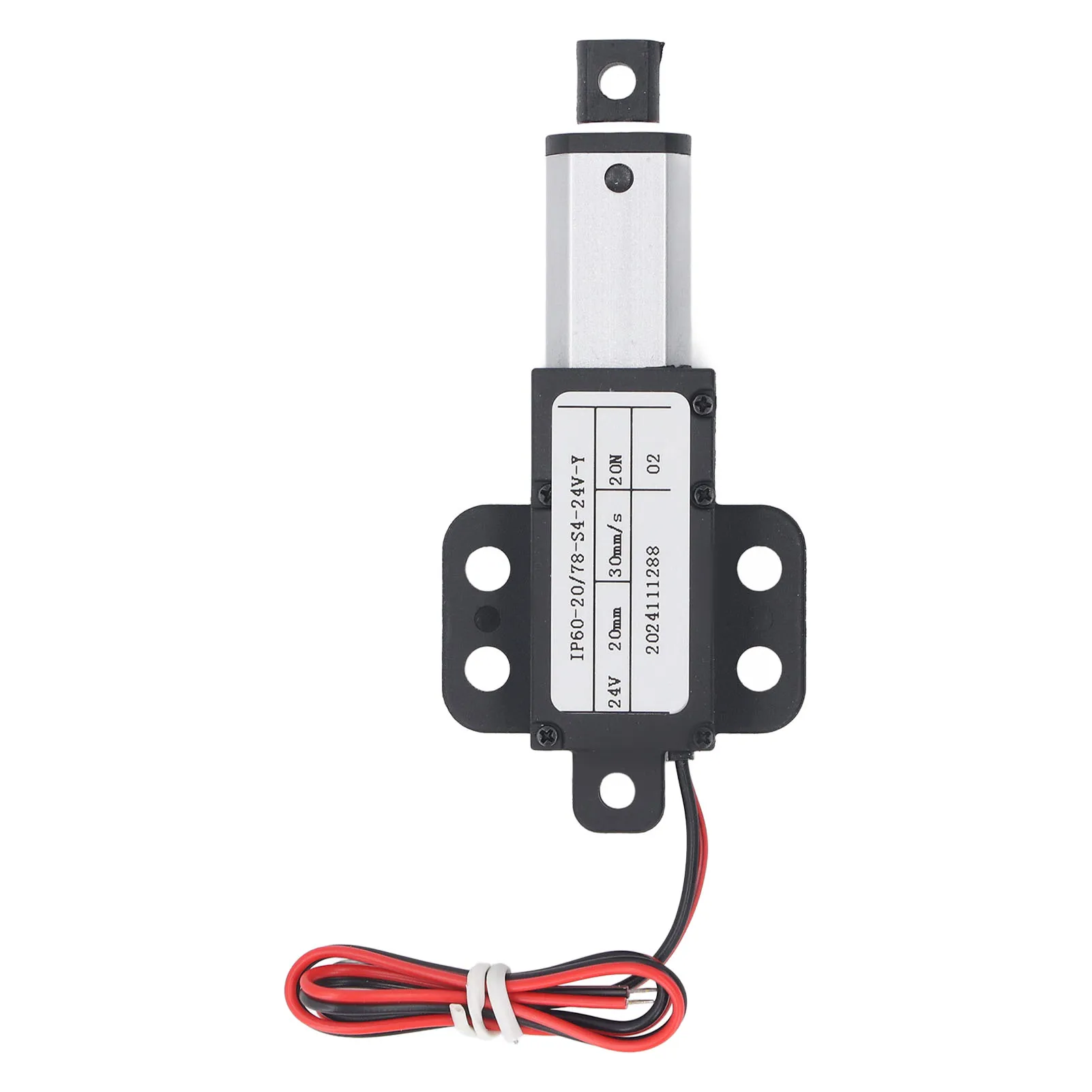 Mini Electric Linear Actuator 24V 20mm Stroke 20N 30mm/s Water Proof Linear Actuator for Machinery Automation Robotic Arms
Mini Electric Linear Actuator 24V 20mm Stroke 20N 30mm/s Water Proof Linear Actuator for Machinery Automation Robotic Arms