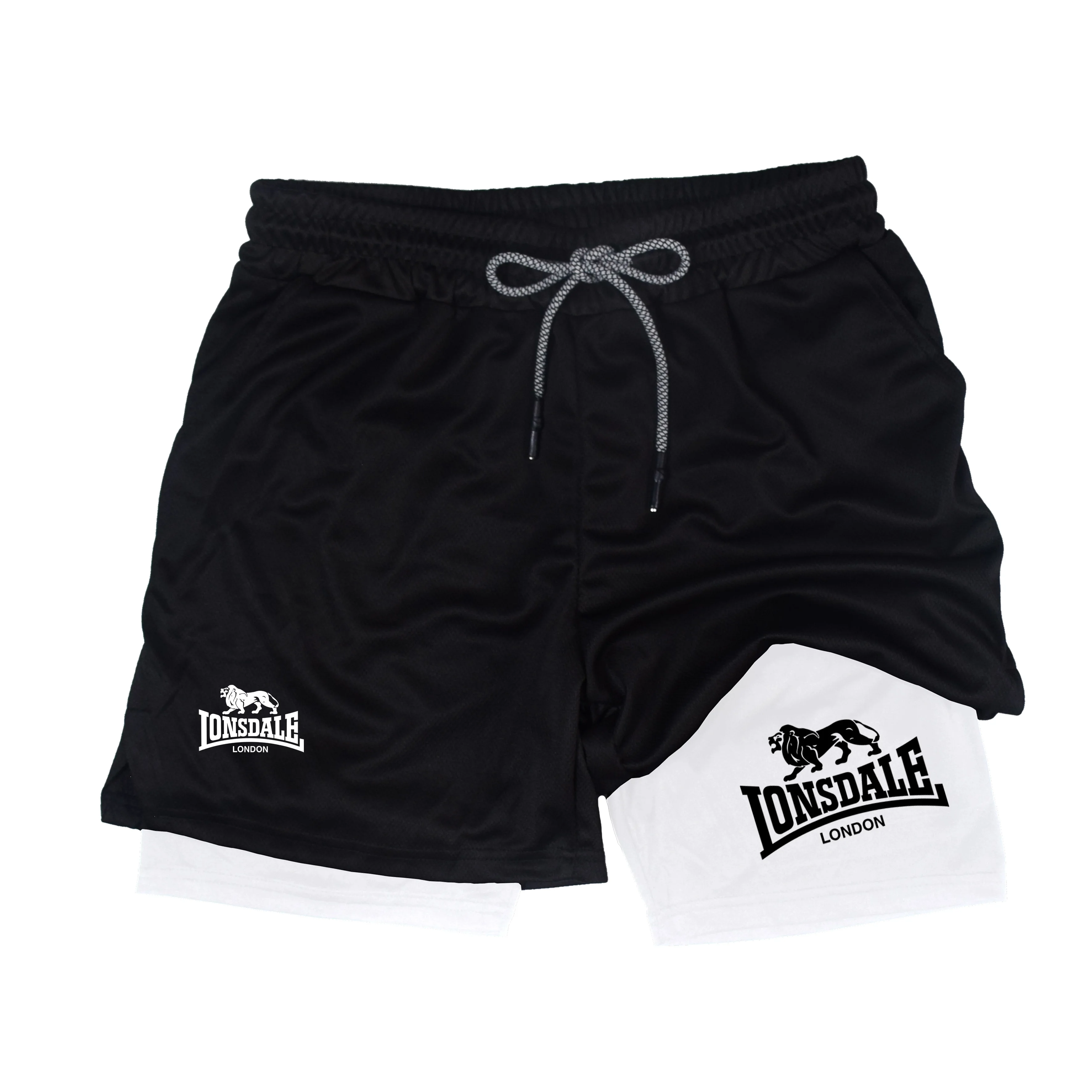 Summer Trend Sports Fashion 2-in-1 Double-layer Shorts Quick-drying Breathable Fitness Sports Running Training Pants Beach Pants
Summer Trend Sports Fashion 2-in-1 Double-layer Shorts Quick-drying Breathable Fitness Sports Running Training Pants Beach Pants