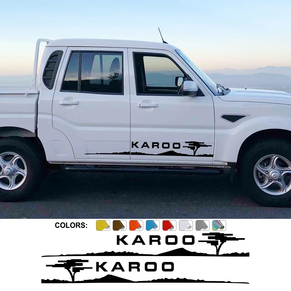 Pickup Door Side Skirt Sticker Truck Graphics DIY Style Decals Vinyl Cover Auto Accessories For Mahindra Karoo S6 S10 S11 DC
Pickup Door Side Skirt Sticker Truck Graphics DIY Style Decals Vinyl Cover Auto Accessories For Mahindra Karoo S6 S10 S11 DC