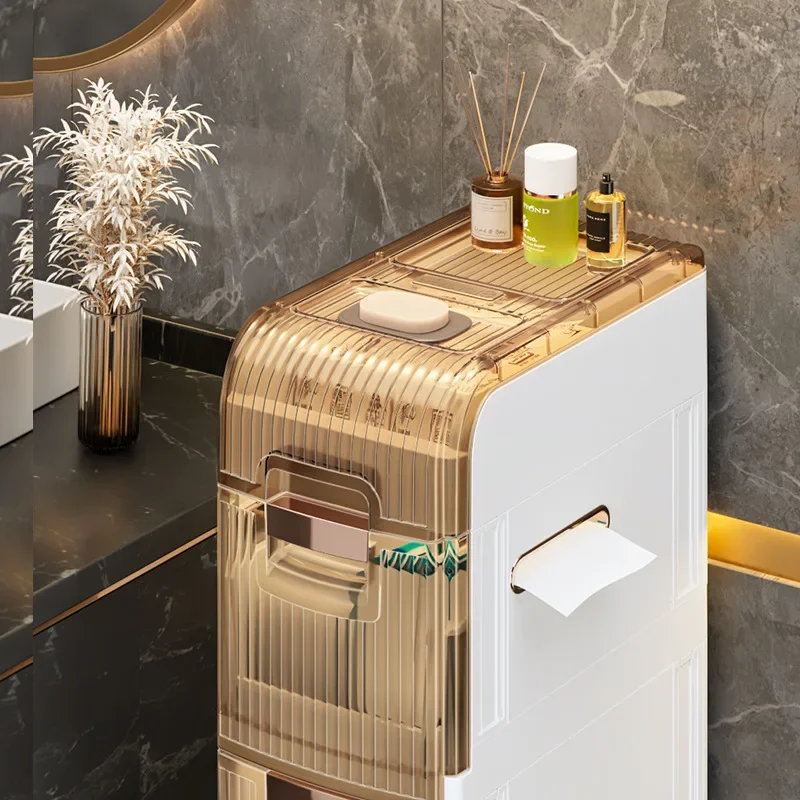 Light luxury bathroom seam storage cabinet, bathroom storage rack, household Feixi toilet narrow seam drawer storage cabinet
Light luxury bathroom seam storage cabinet, bathroom storage rack, household Feixi toilet narrow seam drawer storage cabinet