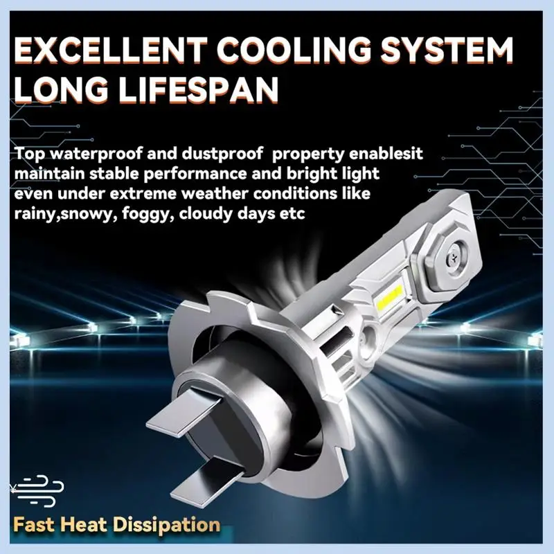 AS63-Motorcycle H7 LED Headlight Bulbs 30000LM H7 LED Headlight Bulbs 6000K 12V Car Fog Lamps
AS63-Motorcycle H7 LED Headlight Bulbs 30000LM H7 LED Headlight Bulbs 6000K 12V Car Fog Lamps
