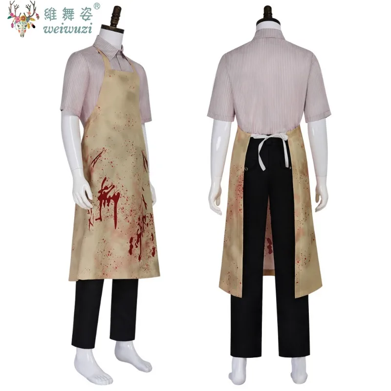 Texas Chainsaw Killer Butcher Male Cosplay Costume Mask Bloody Horror Fancy Dress Party Cosplay Party for Halloween Carnival
Texas Chainsaw Killer Butcher Male Cosplay Costume Mask Bloody Horror Fancy Dress Party Cosplay Party for Halloween Carnival