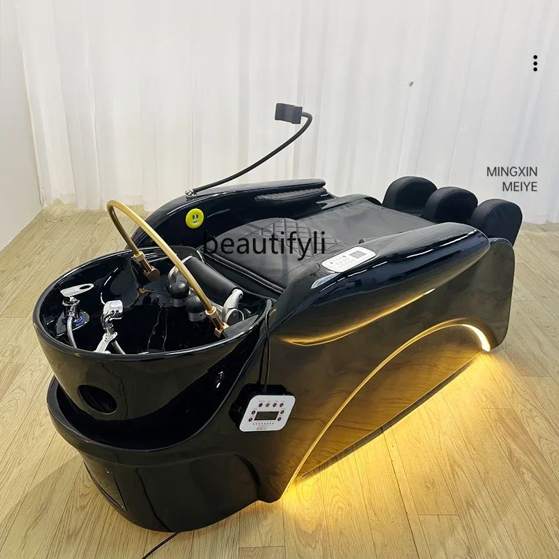 Intelligent electric shampoo bed beauty salon ceramic basin head treatment water circulation fumigation massage bed
Intelligent electric shampoo bed beauty salon ceramic basin head treatment water circulation fumigation massage bed